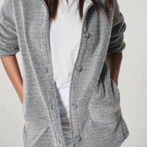 Spanx Luxe Fleece Shirt Jacket - Size L